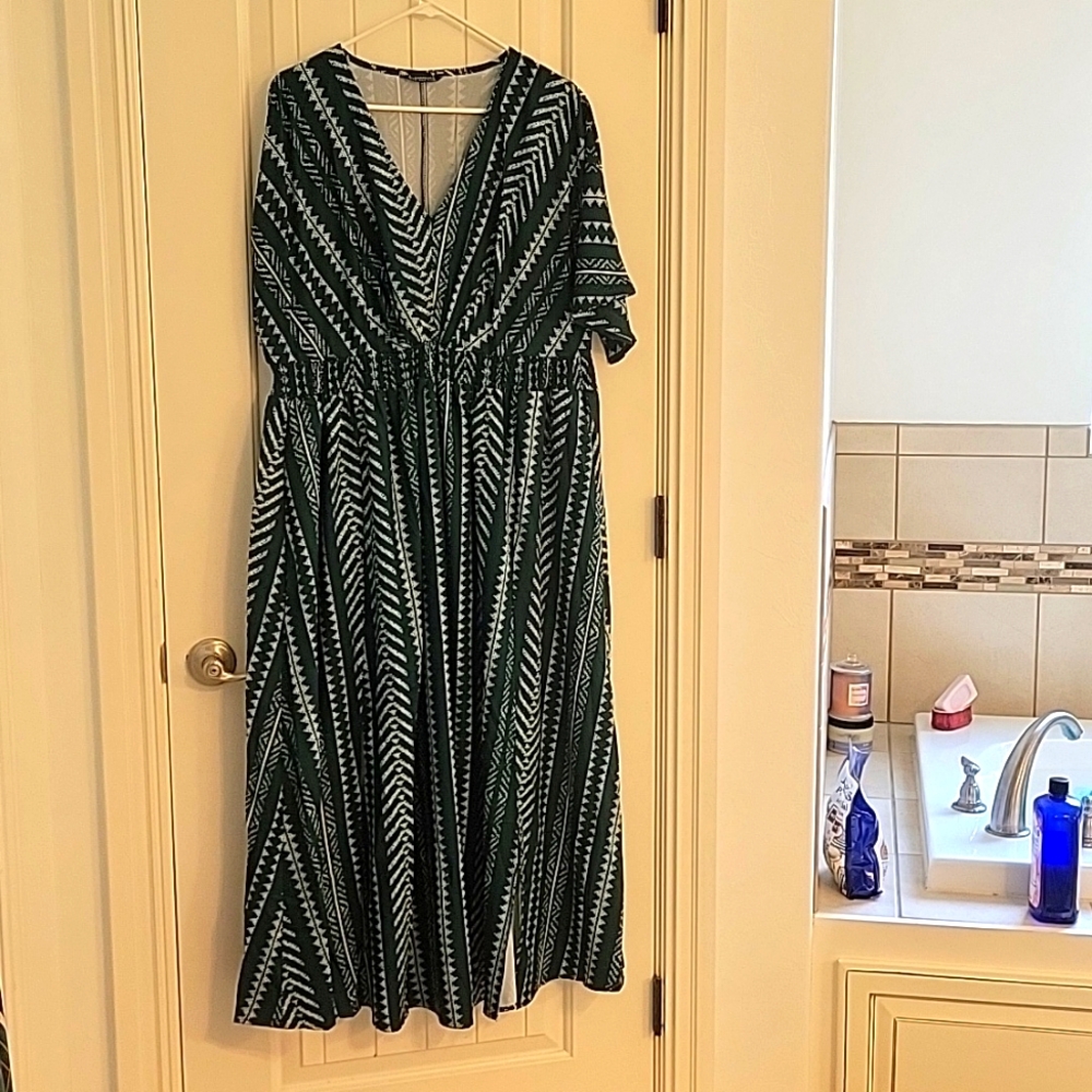 Hunter Green dress 18-20